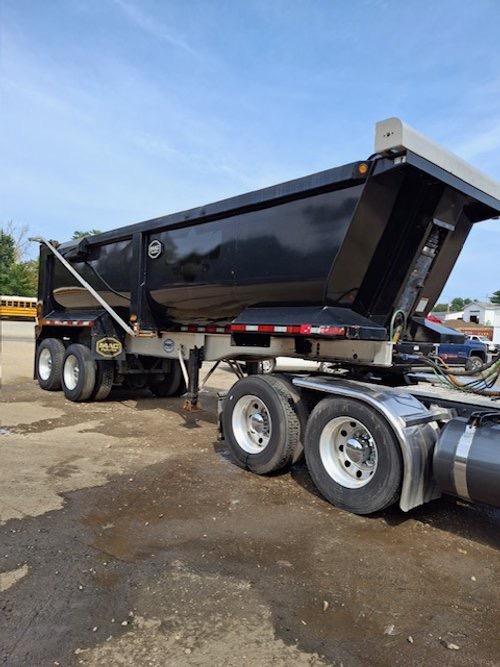 2017 Mac 28ft Steel Tandem Axle Dump Trailer w/Aluminum Frame Dual Lift Gate New Piston New Tires to be Installed New Tarp Cover to be Installed New Rear Trailing Arm Brackets All Wheel Alignment Selling Due to Retirement Price: $45,000