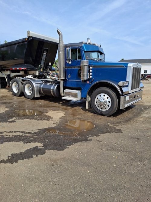 2005 Pete 379 Tandem Axle Tractor C-15 Acerta Dual Turbo Inframe Rebuild 2022-2023 18 speed Eaton Transmission changed in June 2024 (not rebuilt - new) New Clutch New Flywheel New PTO New Pump Replaced Kingpins Main Drag Link Many Recent Upgrades - Selling Due to Retirement Price: $85,000